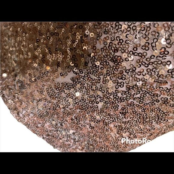 Rue 21 pale pink party sequin sheath tank dress size large - Picture 6 of 9